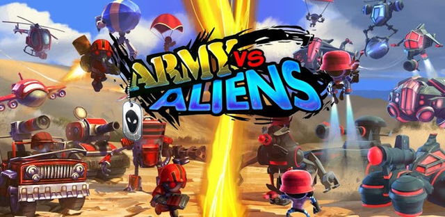 Game cover: Army vs Aliens Defense