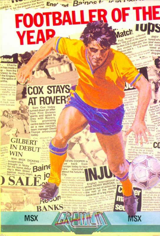 Game cover: Footballer of the Year