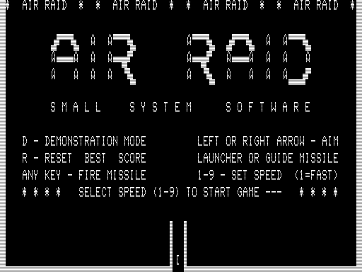 Game cover: Air Raid