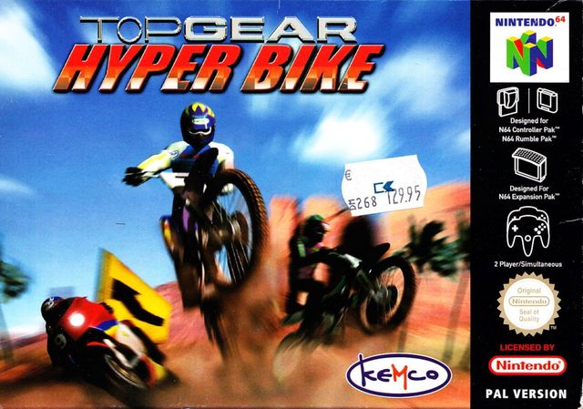 Game cover: Top Gear Hyper-Bike