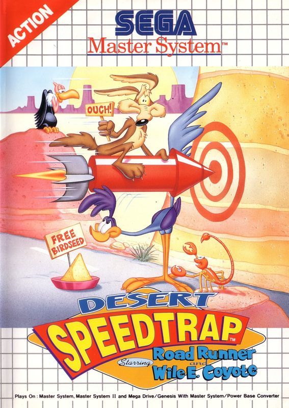 Game cover: Desert Speedtrap starring Road Runner and Wile E. Coyote