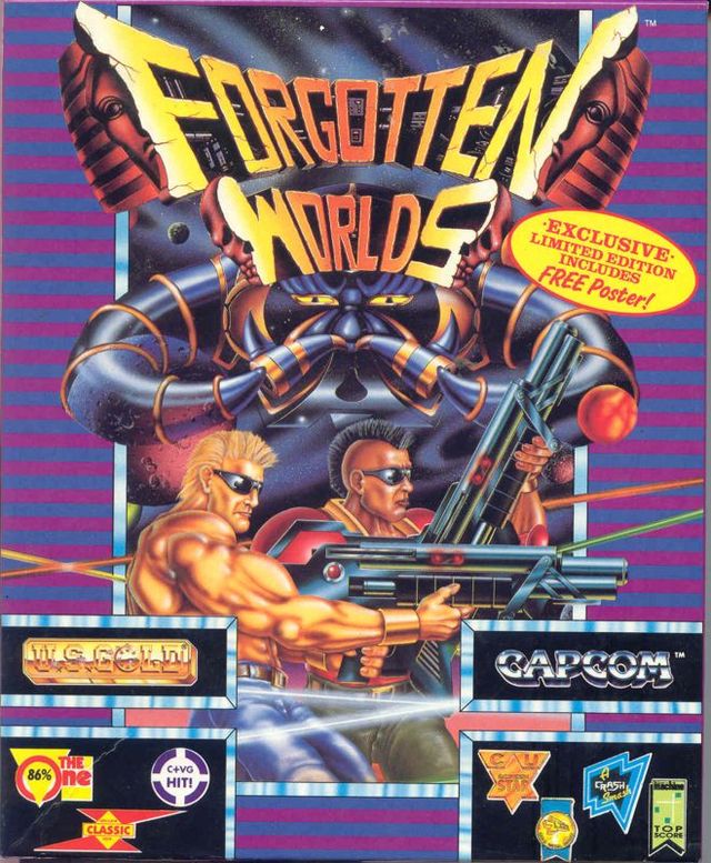 Game cover: Forgotten Worlds