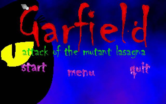 Game cover: Garfield: Attack of the Mutant Lasagna