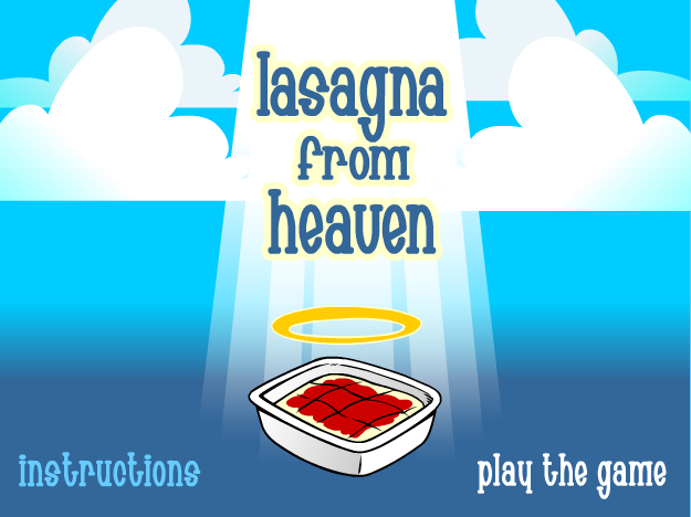 Game cover: Lasagna from Heaven