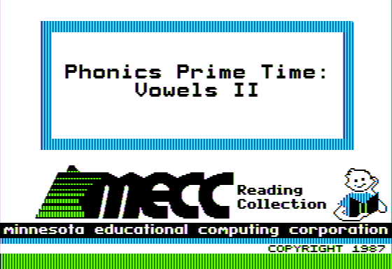 Game cover: Phonics Prime Time: Vowels II