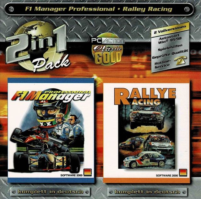 Game cover: 2 in 1 Pack: F1 Manager Professional / Rallye Racing 97