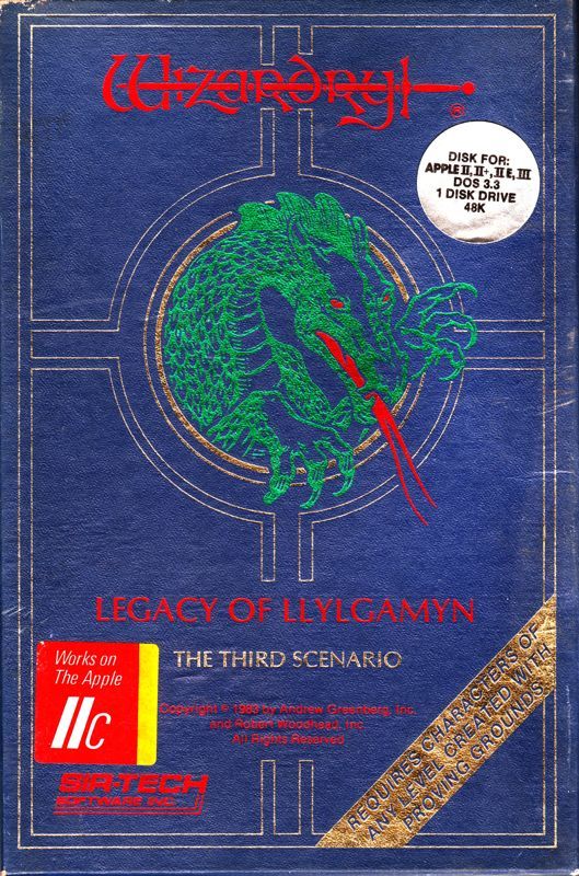 Game cover: Wizardry: Legacy of Llylgamyn - The Third Scenario