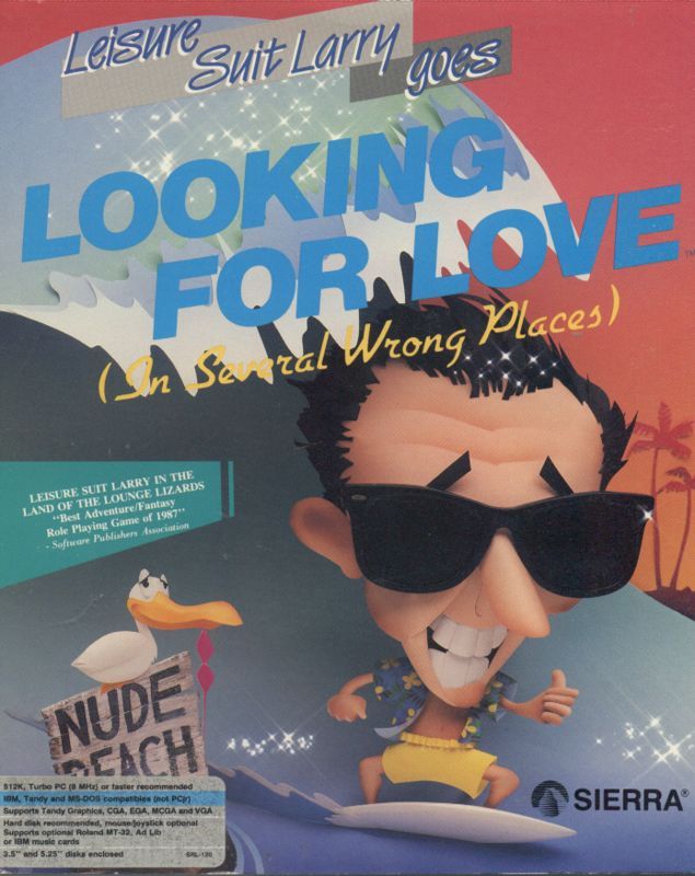 Game cover: Leisure Suit Larry Goes Looking for Love (In Several Wrong Places)