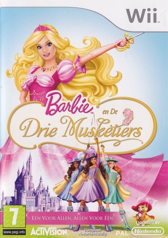 Game cover: Barbie and the Three Musketeers