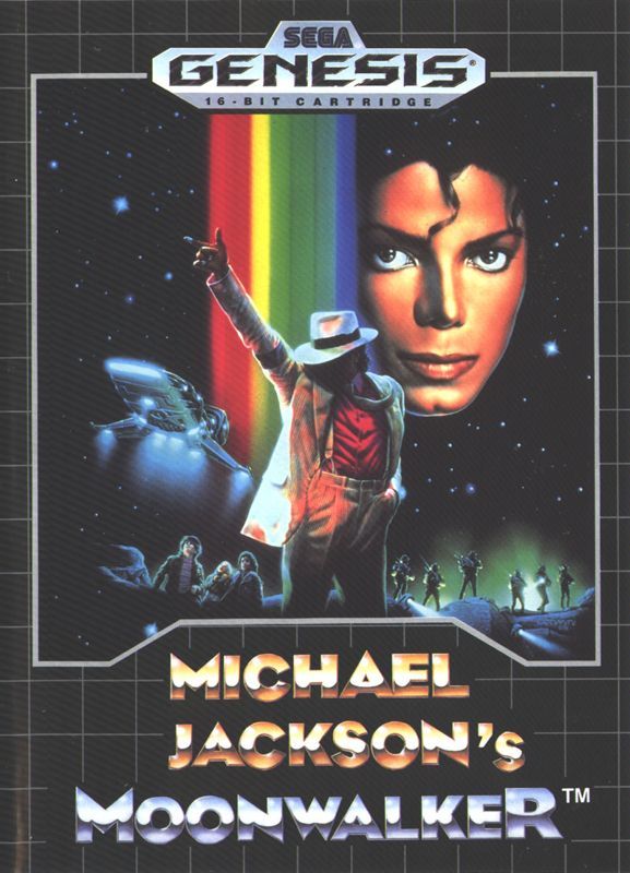 Game cover: Michael Jackson's Moonwalker