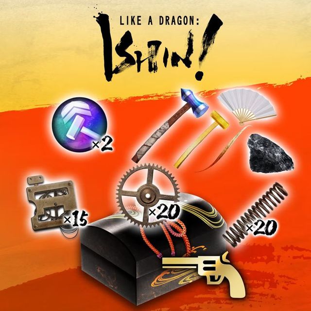 Game cover: Like a Dragon: Ishin! - Gun Upgrade Materials Kit