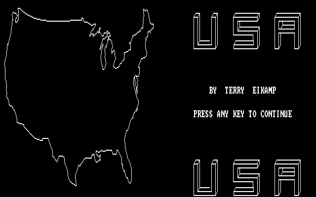Game cover: U.S.A.: A Knowledge Tool