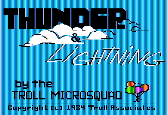Game cover: Thunder & Lightning