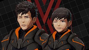 Game cover: Daemon X Machina: Edit part for Outer "Closed Eye" (Unisex)