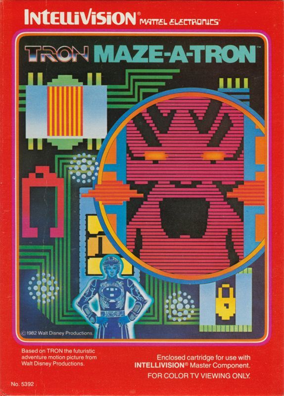 Game cover: Tron: Maze-A-Tron
