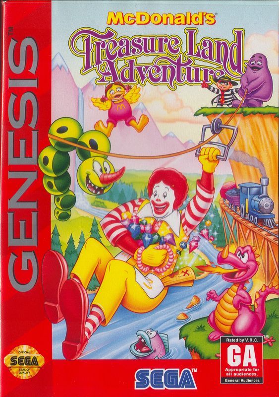 Game cover: McDonald's Treasure Land Adventure
