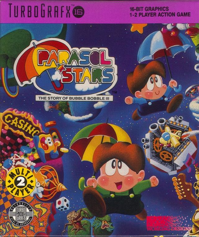Game cover: Parasol Stars: The Story of Bubble Bobble III