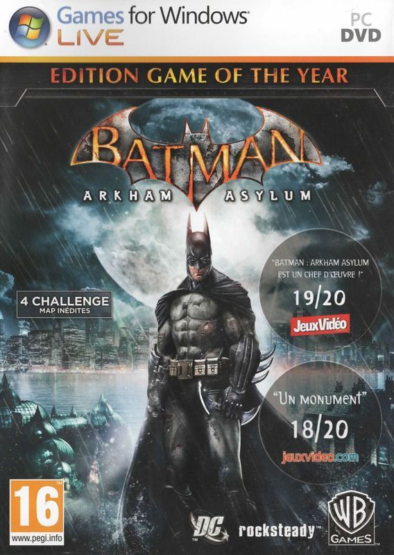 Game cover: Batman: Arkham Asylum - Game of the Year Edition