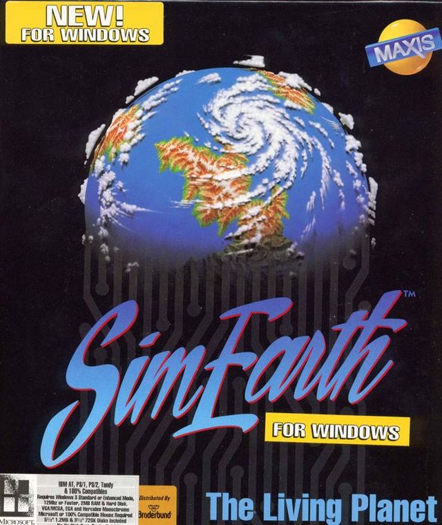 Game cover: SimEarth: The Living Planet