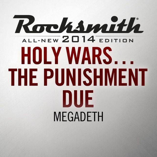 Game cover: Rocksmith: All-new 2014 Edition - Megadeth: Holy Wars... The Punishment Due