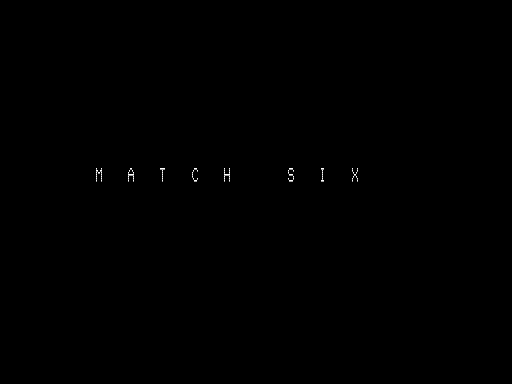 Game cover: Match Six