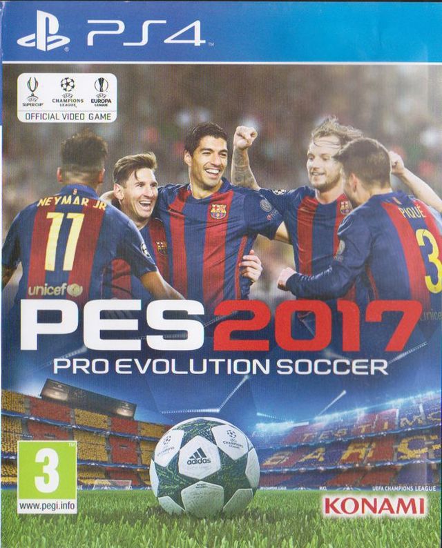 Game cover: PES 2017: Pro Evolution Soccer