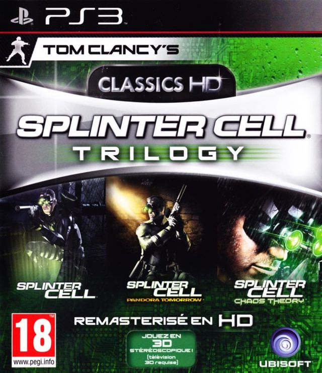 Game cover: Tom Clancy's Splinter Cell Trilogy