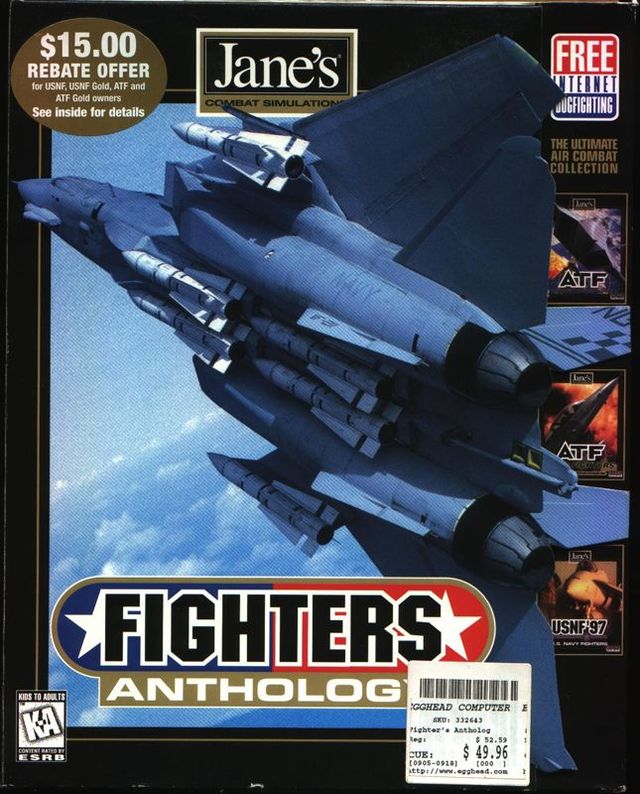 Game cover: Jane's Combat Simulations: Fighters - Anthology