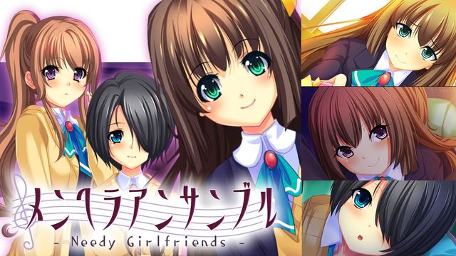 Game cover: Menhera Girls Ensemble: Needy Girlfriends