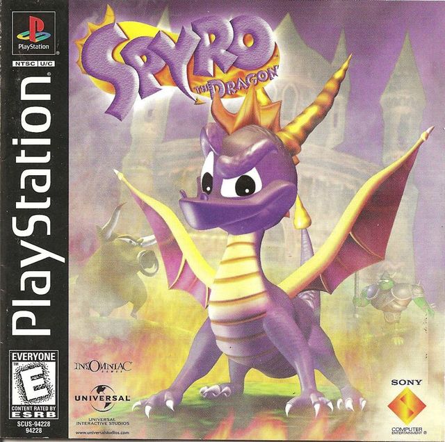 Game cover: Spyro the Dragon
