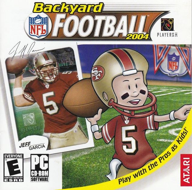 Game cover: Backyard Football 2004