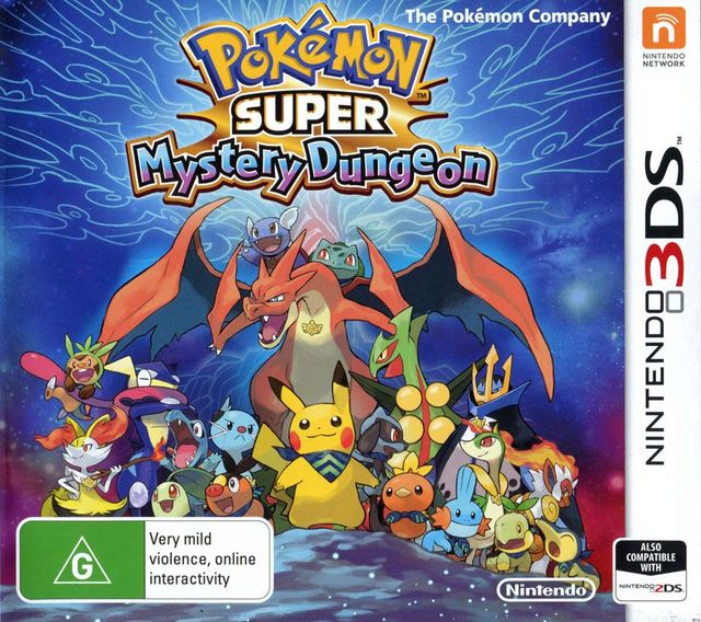 Game cover: Pokémon Super Mystery Dungeon