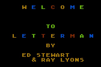 Game cover: Letterman