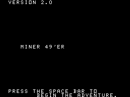 Game cover: Miner 49'er