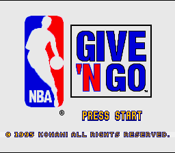 Game cover: NBA Give 'n Go