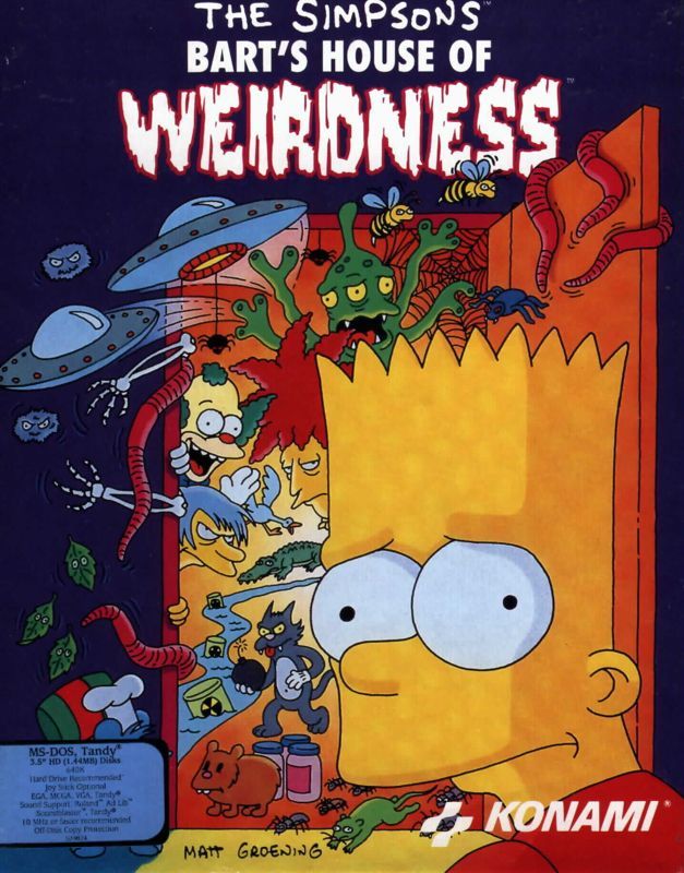 Game cover: The Simpsons: Bart's House of Weirdness