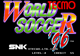 Game cover: Tecmo World Soccer '96