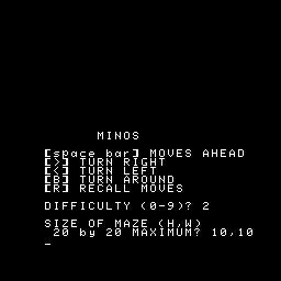 Game cover: Minos