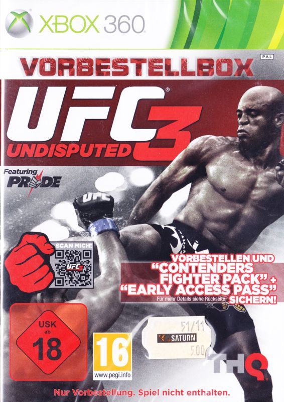 Game cover: UFC Undisputed 3: Pre-Order Pack