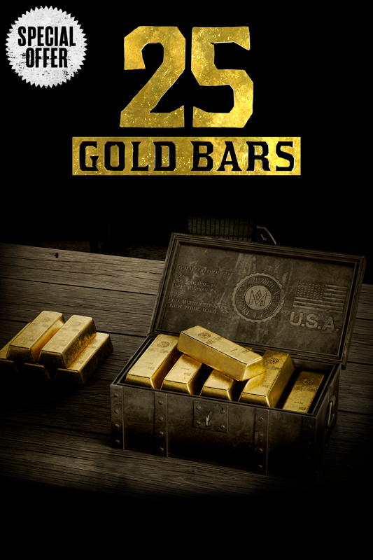 Game cover: Red Dead Online: One Time Special Offer - 25 Gold Bars
