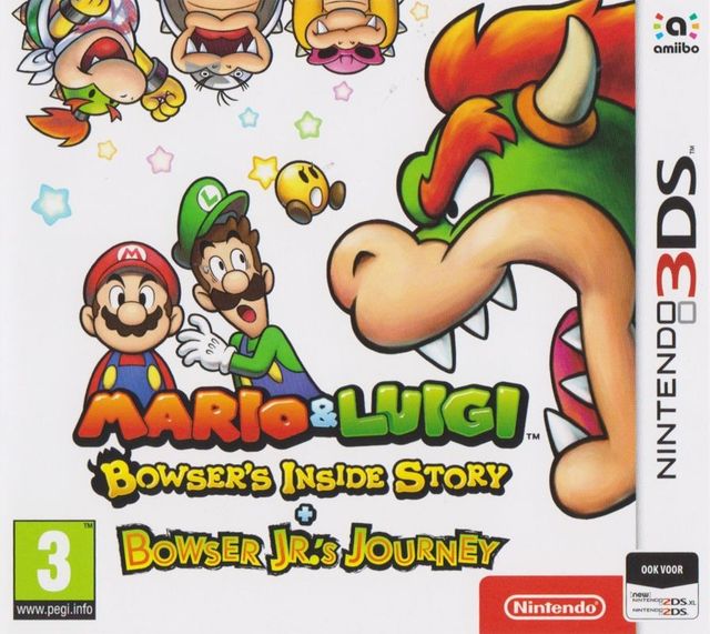 Game cover: Mario & Luigi: Bowser's Inside Story + Bowser Jr's Journey