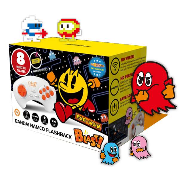 Game cover: Bandai Namco Flashback Blast!