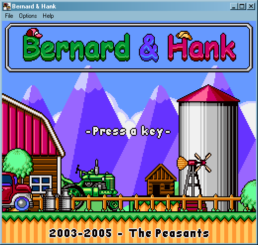 Game cover: Bernard & Hank