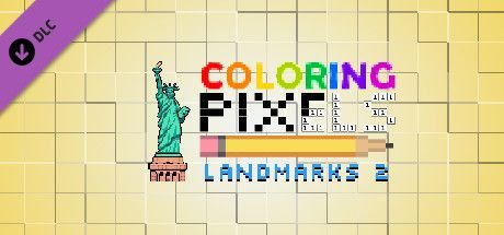 Game cover: Coloring Pixels: Landmarks 2