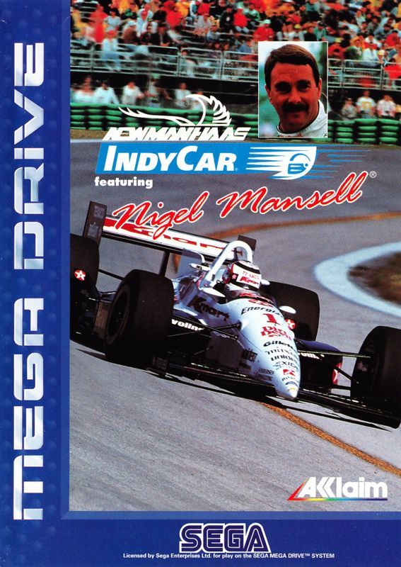 Game cover: Newman/Haas IndyCar featuring Nigel Mansell
