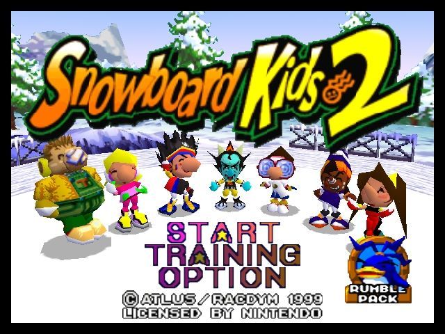 Game cover: Snowboard Kids 2