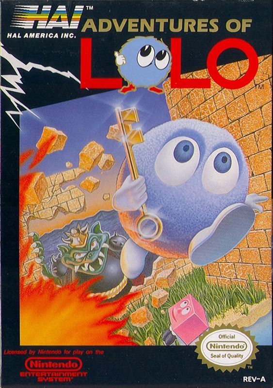 Game cover: Adventures of Lolo