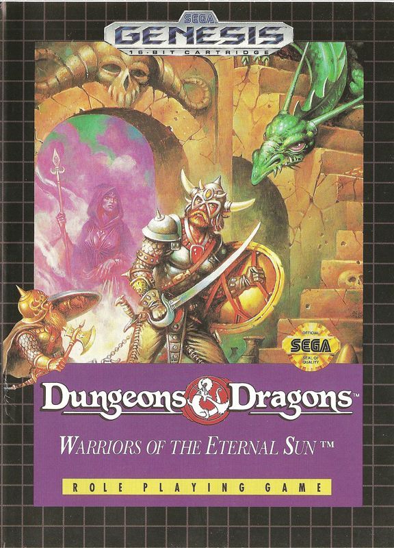 Game cover: Dungeons & Dragons: Warriors of the Eternal Sun