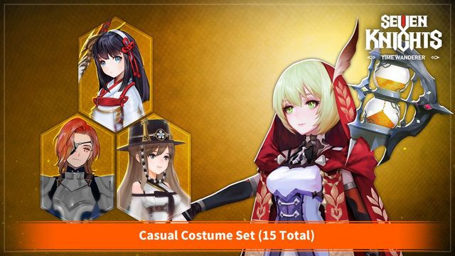 Game cover: Seven Knights: Time Wanderer - Casual Costume Set (15 Total)