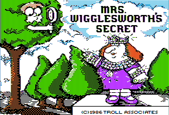 Game cover: Mrs. Wigglesworth's Secret